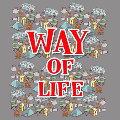 Camiseta de caravanas “Way of life”