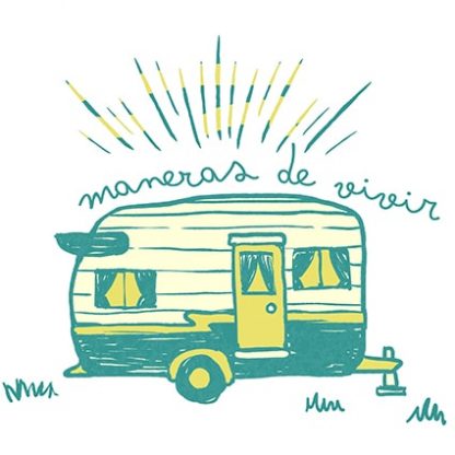 Taza de caravanas “Caravana verde”