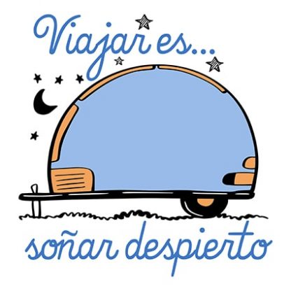 Camiseta de caravanas “Soñar despierto”