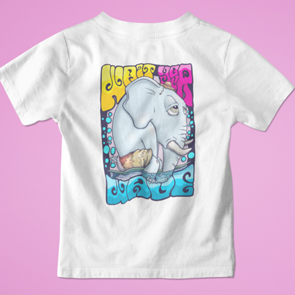 Camiseta y Body de niñ@s  Orangután Surf “Elefante”