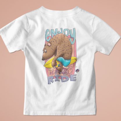 Camiseta y Body de niñ@s Orangután Surf “Oso”