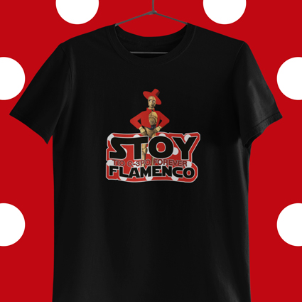 Camiseta divertida “Estoy flamenco”