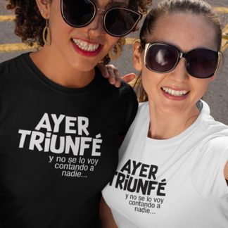 Camisetas originales “Triunfé”