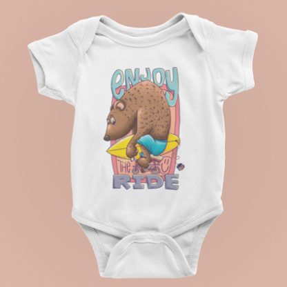 Camiseta y Body de niñ@s Orangután Surf “Oso”