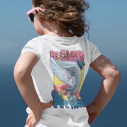 Camiseta y Body de niñ@s  Orangután Surf “Ballena