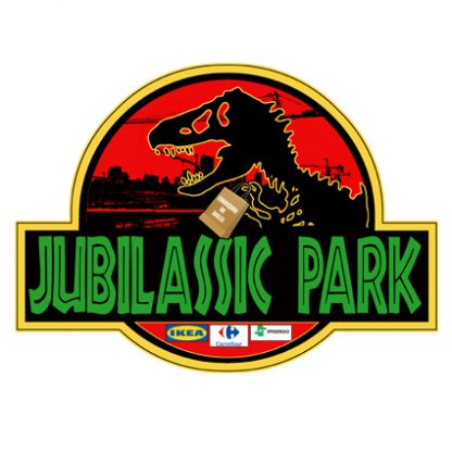 Camisetas divertidas “Jubilassic Park”