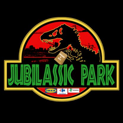 Camisetas divertidas “Jubilassic Park”